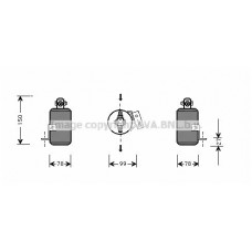 JED040 AVA QUALITY COOLING Осушувач кондиціонера