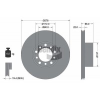 BDS1981 BENDIX Braking Гальмівний диск