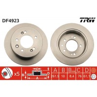 DF4923 TRW Гальмівний диск