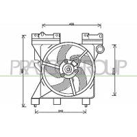 CI715F005 PRASCO Вентилятор охолодження двигуна