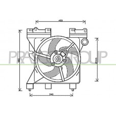 CI715F005 PRASCO Вентилятор охолодження двигуна