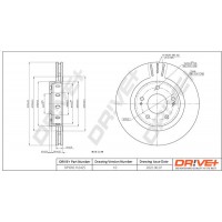 DP1010.11.0425 Dr!ve+ Гальмівний диск