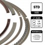 R1005100 ET ENGINETEAM Комплект поршневих кілець