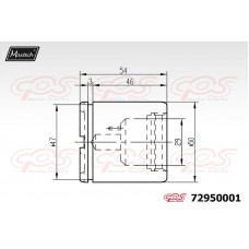 72950001 MAXTECH Поршень корпус скоби гальма