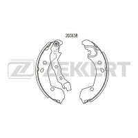 BK-4026 ZEKKERT Комплект гальмівних колодок