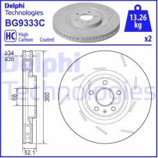 BG9333C DELPHI Гальмівний диск