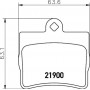 8DB 355 008-311 HELLA Комплект гальмівних колодок, дискове гальмо