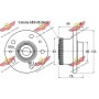 01.144 AUTOKIT Комплект підшипника ступиці колеса