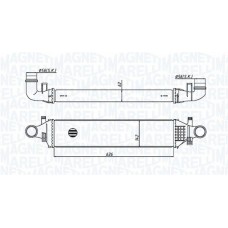 351319205400 MAGNETI MARELLI Интеркулер