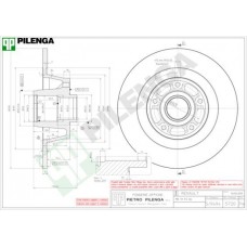 5720 PILENGA Гальмівний диск