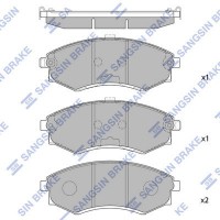 SP1048 Hi-Q Комплект гальмівних колодок дисковий гальм