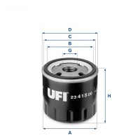 23.415.00 UFI Масляний фільтр