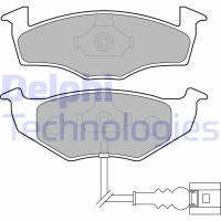 LP1709 DELPHI Комплект гальмівних колодок дисковий гальм