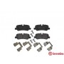 P 44 019 BREMBO Комплект гальмівних колодок дисковий гальм