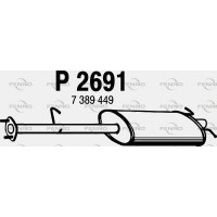 P2691 FENNO Середній глушник вихлопних газів