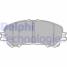 LP3144 DELPHI Комплект гальмівних колодок дисковий гальм