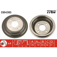 DB4385 TRW Гальмівний барабан