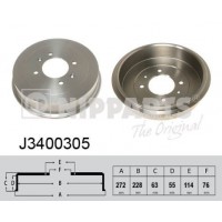 J3400305 NIPPARTS Гальмівний барабан