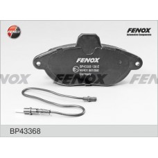 BP43368 FENOX Комплект гальмівних колодок дисковий гальм