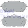 LP3385 DELPHI Комплект гальмівних колодок дисковий гальм