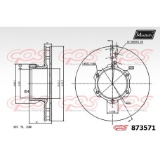 873571 MAXTECH Гальмівний диск