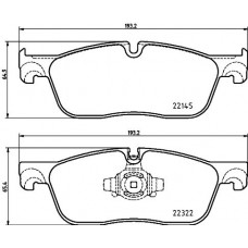 8DB 355 024-741 HELLA КомплеК т гальмівних колодок, дискове гальмо