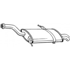 135-085 BOSAL Глушник вихлопних газів кінцевий