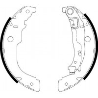 8DB 355 003-031 HELLA PAGID Комплект гальмівних колодок