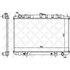10-25397-SX STELLOX Радіатор охолодження двигуна