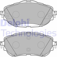 LP2691 DELPHI DELPHI TOYOTA Гальмівн колодки передн.Auris 12-