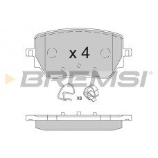 BP3850 BREMSI Комплект гальмівних колодок дисковий гальм