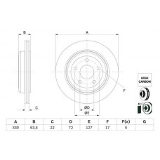 0 986 479 G84 BOSCH Гальмівний диск