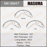 MK-9947 MASUMA Комплект гальмівних колодок
