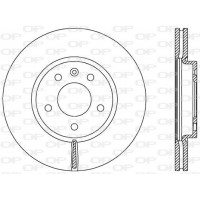 BDR2536.20 OPEN PARTS Гальмівний диск