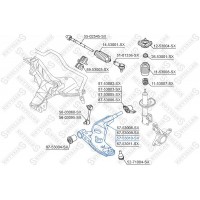 57-53010-SX STELLOX Ричаг незалежної підвіски колеса, подвеска колеса