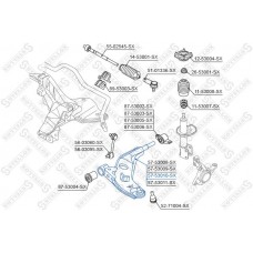 57-53010-SX STELLOX Ричаг незалежної підвіски колеса, подвеска колеса