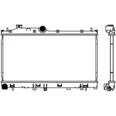 3421-8507 SAKURA Automotive Радіатор охолодження двигуна