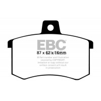 DP3370C EBC Brakes Комплект гальмівних колодок дисковий гальм