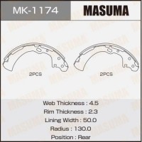 MK-1174 MASUMA Комплект гальмівних колодок