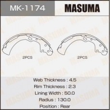 MK-1174 MASUMA Комплект гальмівних колодок