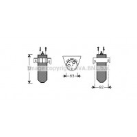 RTD378 AVA QUALITY COOLING Осушувач кондиціонера