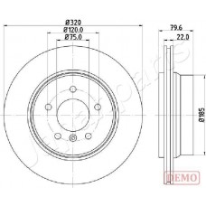 DP-0128C JAPANPARTS Гальмівний диск