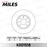K001518 MILES Гальмівний диск