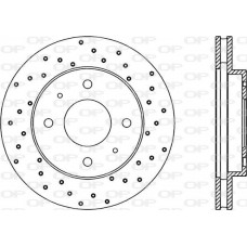 BDRS1870.25 OPEN PARTS Гальмівний диск