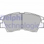 LP633 DELPHI Комплект гальмівних колодок дисковий гальм
