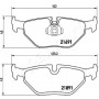PP-0110AF JAPANPARTS Комплект гальмівних колодок дисковий гальм