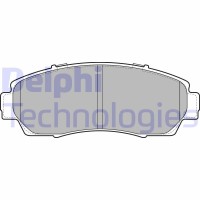 LP2046 DELPHI Комплект гальмівних колодок дисковий гальм