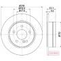 DP-0508C JAPANPARTS Гальмівний диск