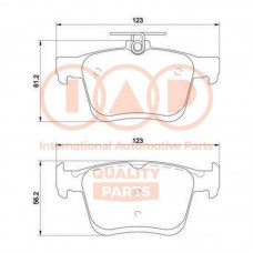 704-50045P IAP QUALITY PARTS Комплект гальмівних колодок дисковий гальм