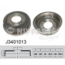 J3401013 NIPPARTS Гальмівний барабан
